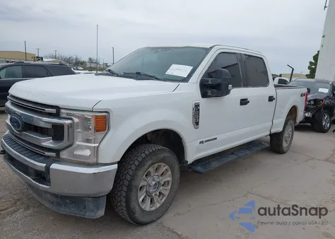 2022 Ford F-250 Xlt из США, поврежденный, VIN 1FT7W2BT6NEF60180